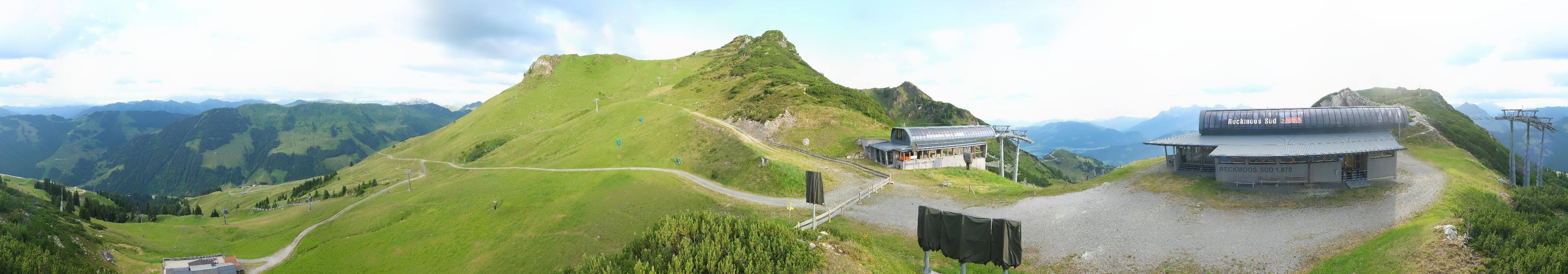 Archiv Foto Webcam Bergstation des Reckmoos-Sessellifts