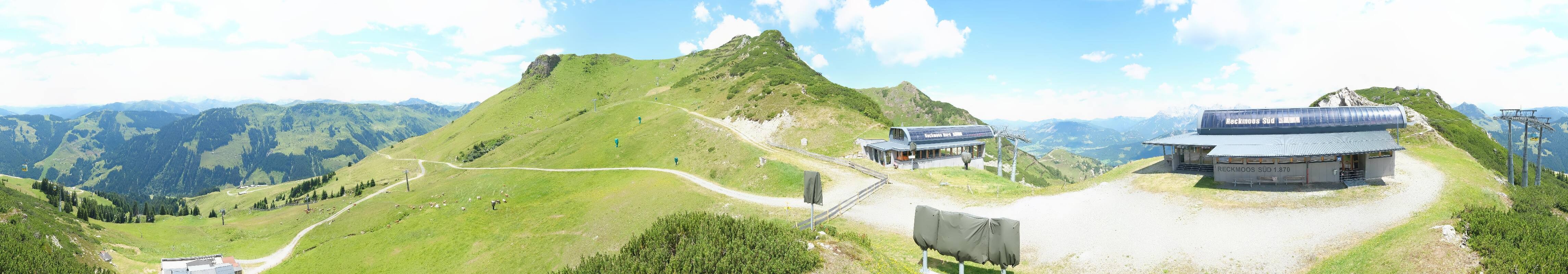 Archiv Foto Webcam Bergstation des Reckmoos-Sessellifts
