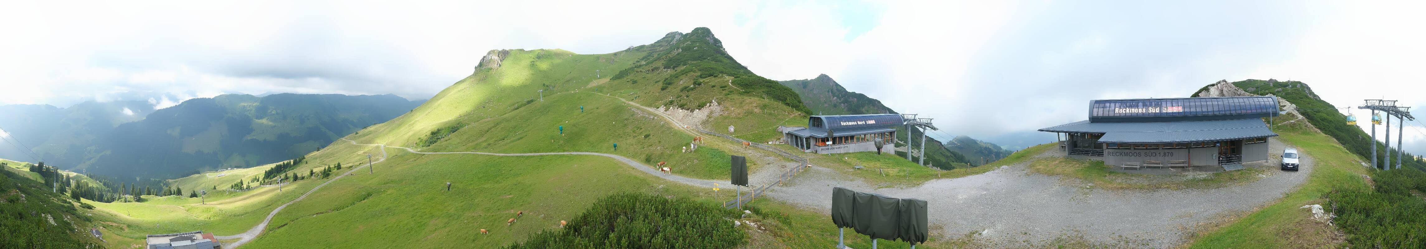 Archiv Foto Webcam Bergstation des Reckmoos-Sessellifts