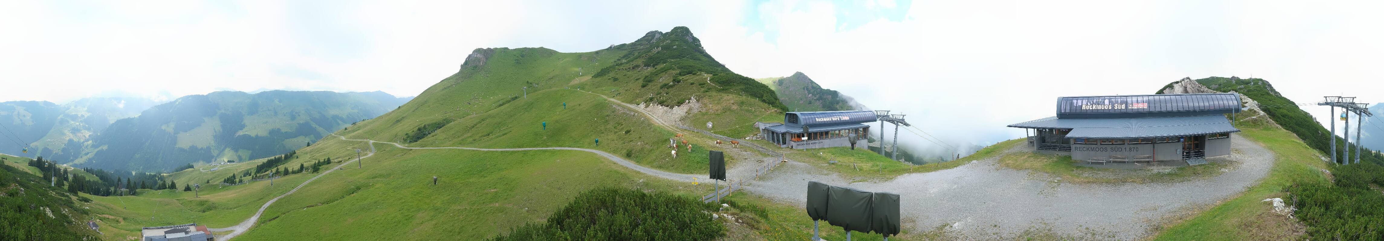 Archiv Foto Webcam Bergstation des Reckmoos-Sessellifts