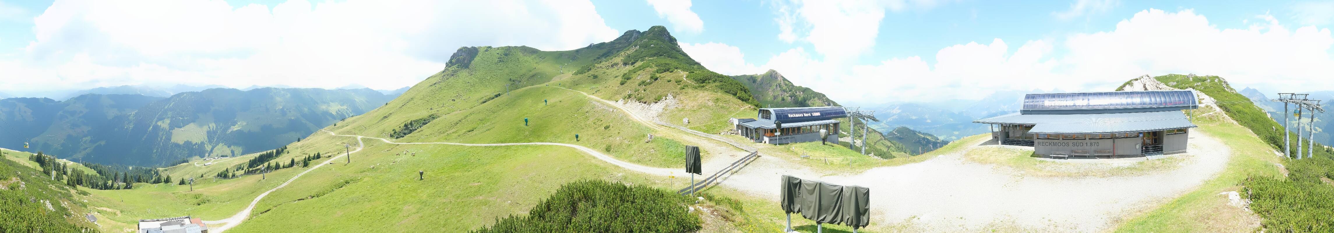 Archiv Foto Webcam Bergstation des Reckmoos-Sessellifts