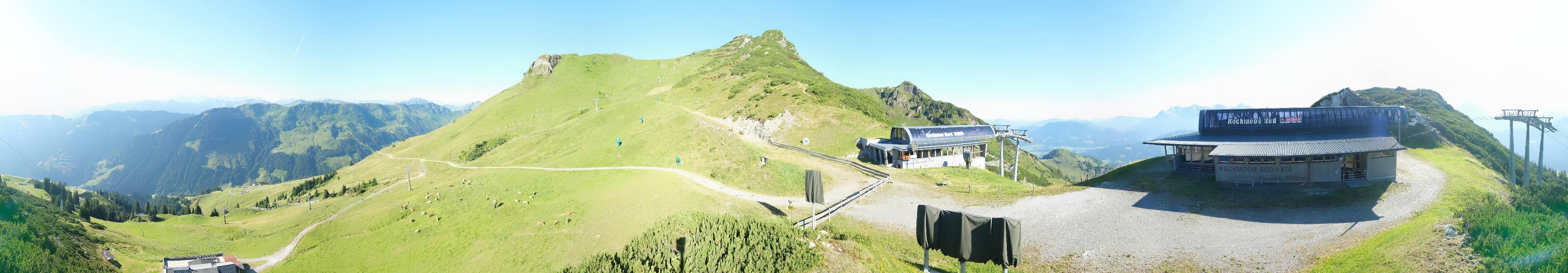 Archiv Foto Webcam Bergstation des Reckmoos-Sessellifts