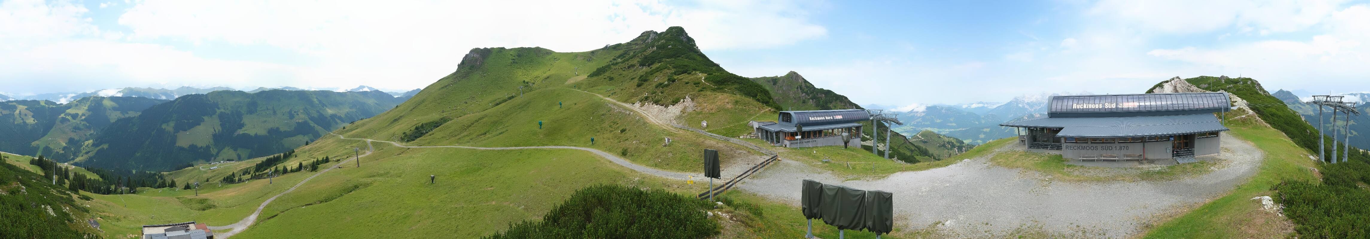 Archiv Foto Webcam Bergstation des Reckmoos-Sessellifts