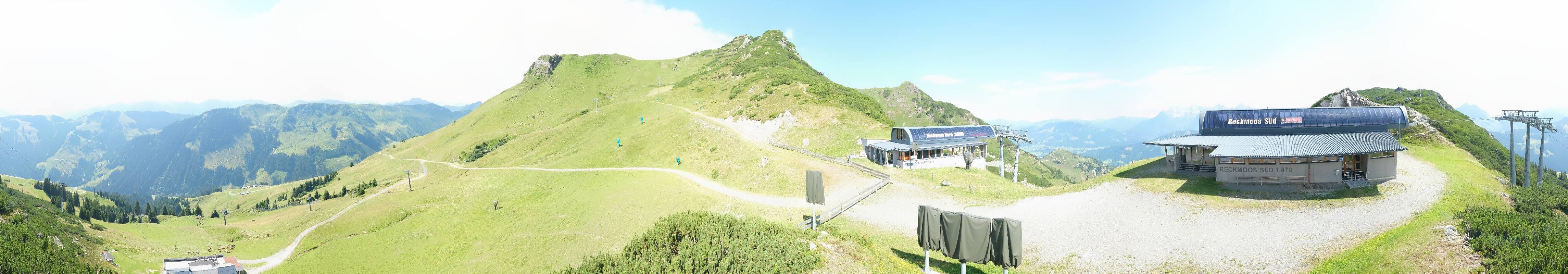 Archiv Foto Webcam Bergstation des Reckmoos-Sessellifts