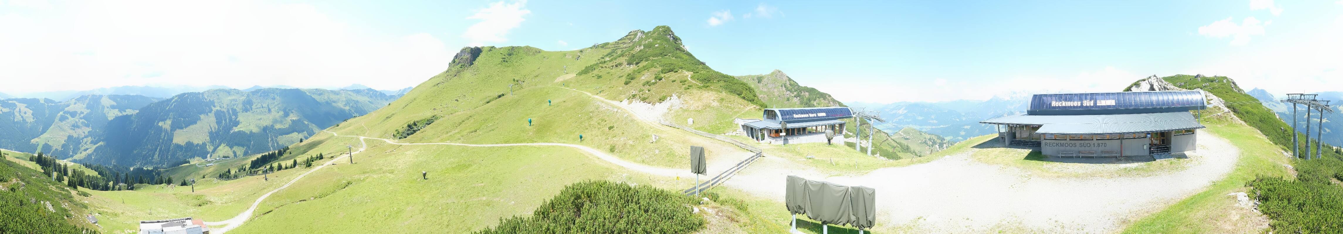 Archiv Foto Webcam Bergstation des Reckmoos-Sessellifts