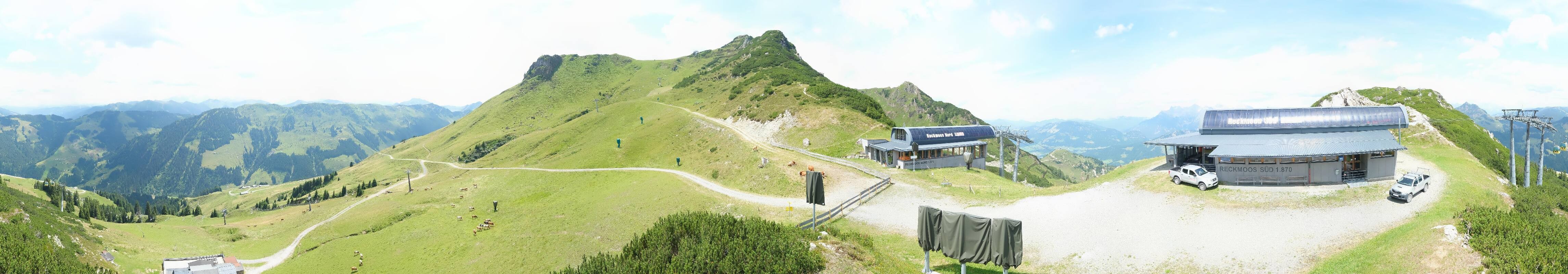 Archiv Foto Webcam Bergstation des Reckmoos-Sessellifts