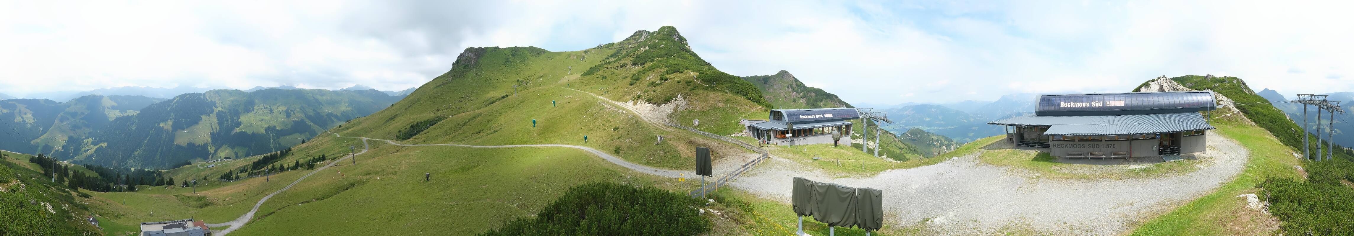 Archiv Foto Webcam Bergstation des Reckmoos-Sessellifts