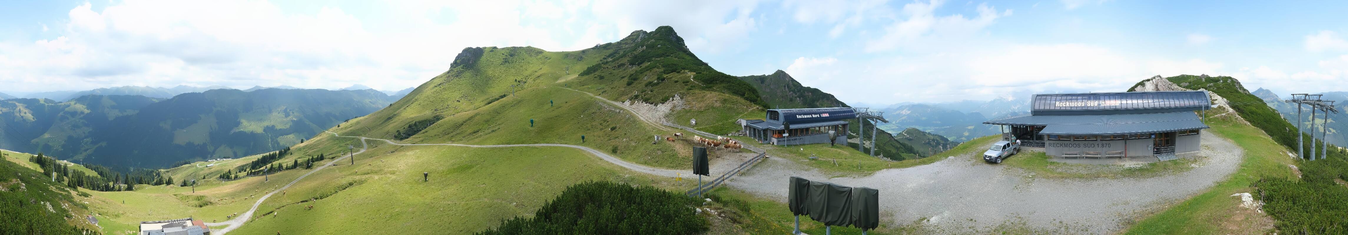 Archiv Foto Webcam Bergstation des Reckmoos-Sessellifts