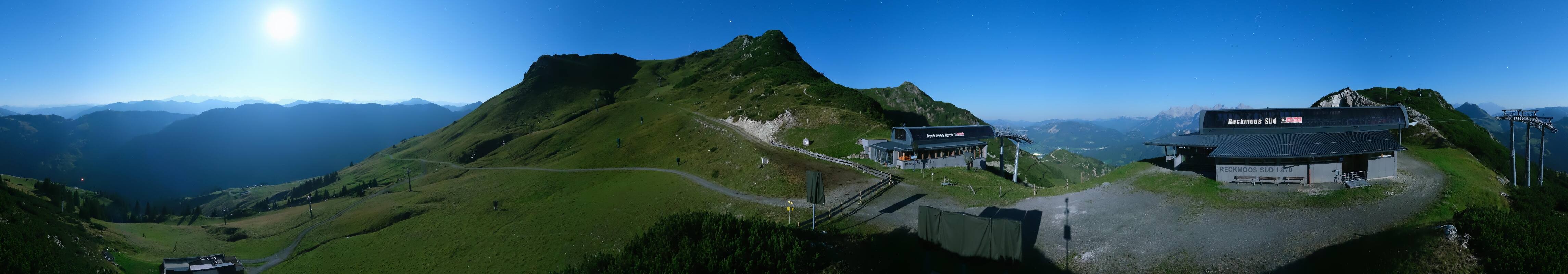 Archiv Foto Webcam Bergstation des Reckmoos-Sessellifts