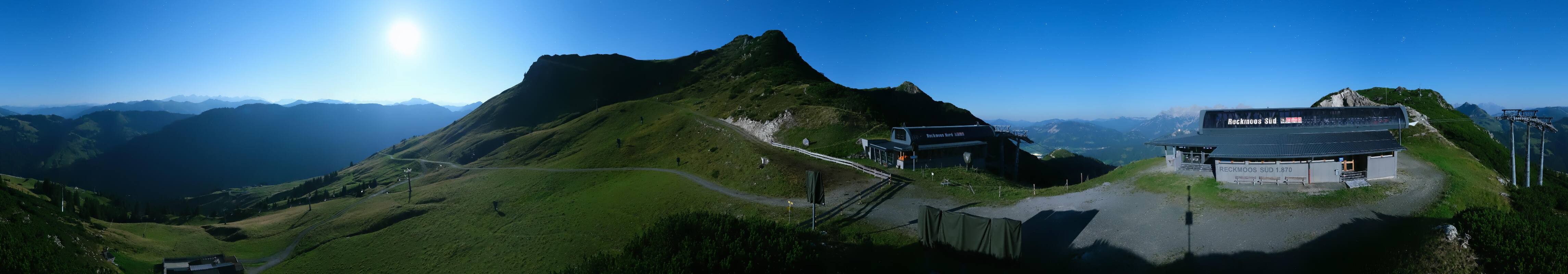 Archiv Foto Webcam Bergstation des Reckmoos-Sessellifts