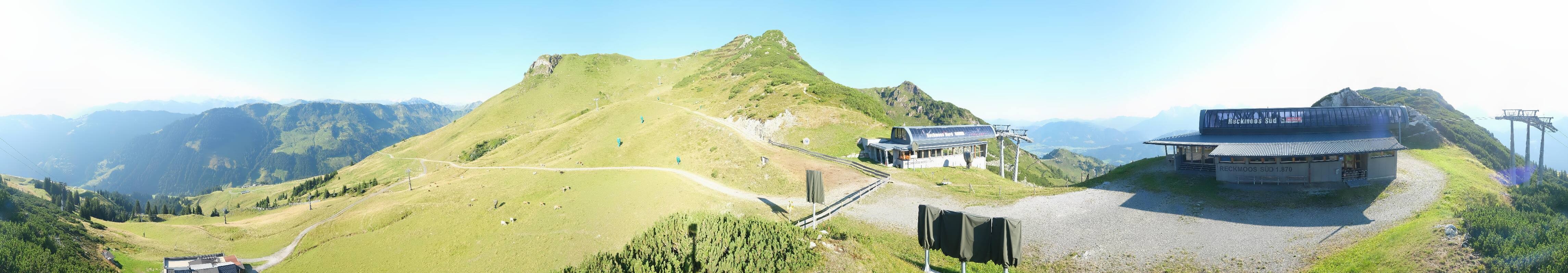 Archiv Foto Webcam Bergstation des Reckmoos-Sessellifts