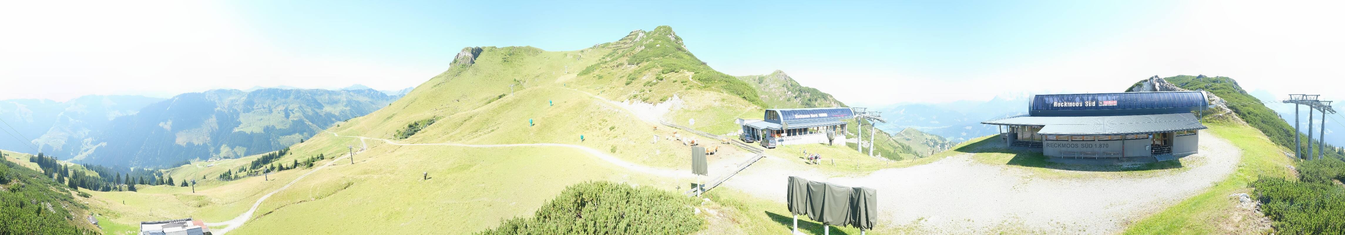 Archiv Foto Webcam Bergstation des Reckmoos-Sessellifts