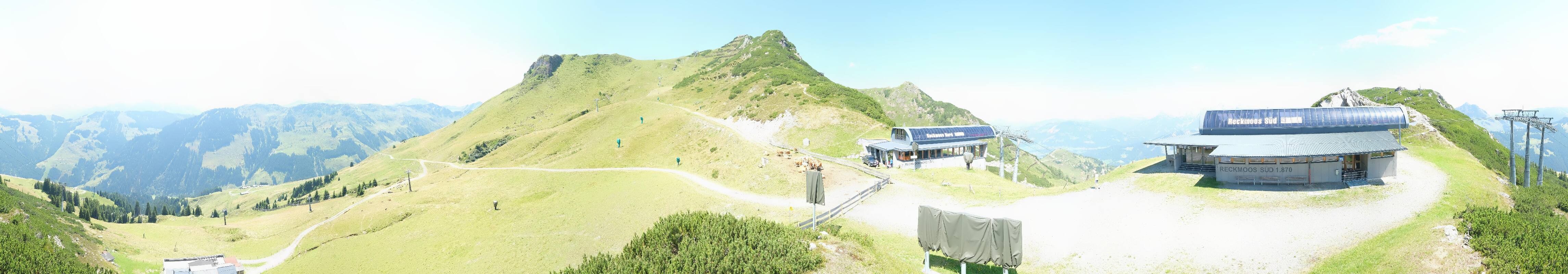 Archiv Foto Webcam Bergstation des Reckmoos-Sessellifts