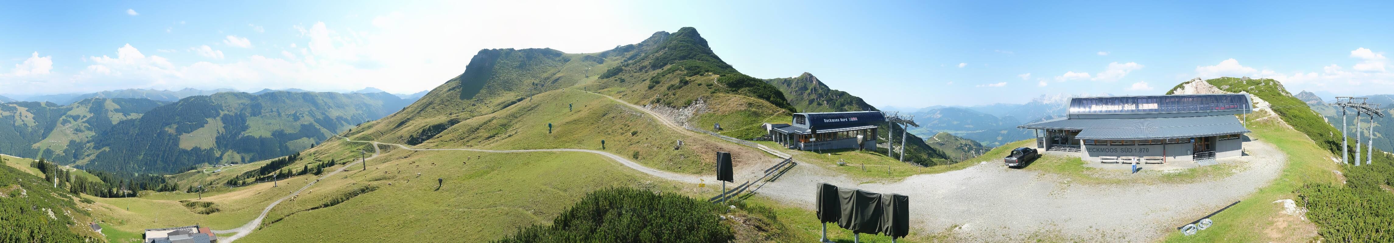 Archiv Foto Webcam Bergstation des Reckmoos-Sessellifts