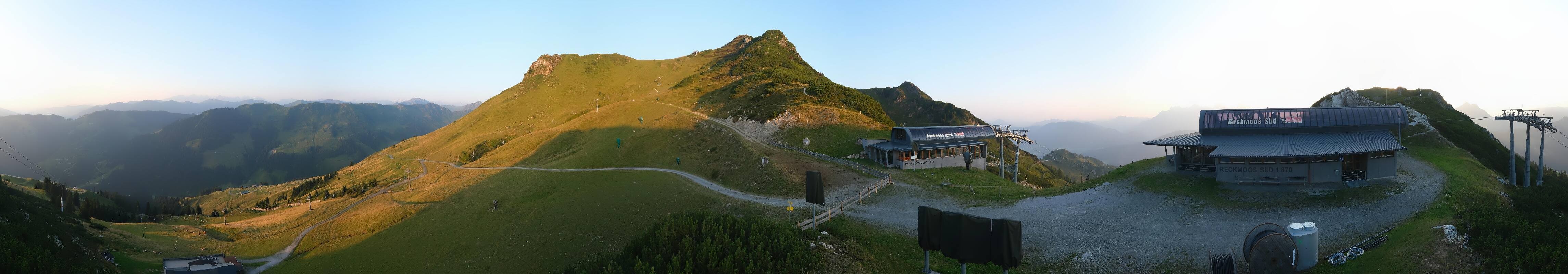 Archiv Foto Webcam Bergstation des Reckmoos-Sessellifts