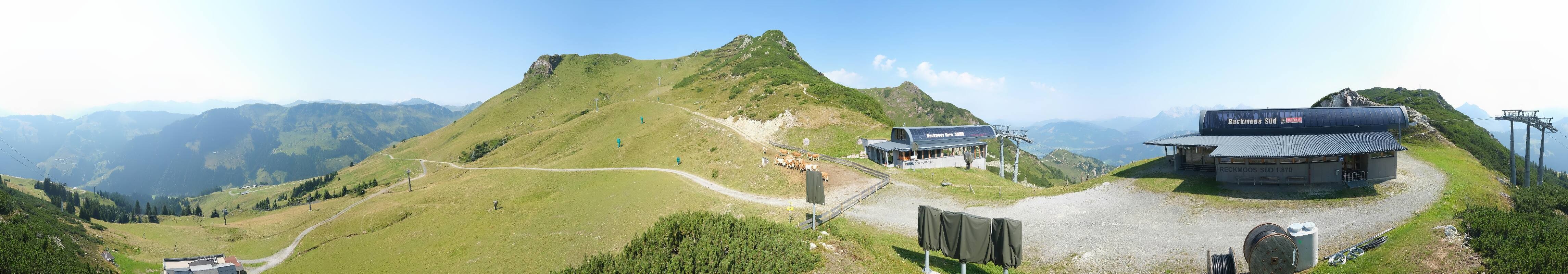 Archiv Foto Webcam Bergstation des Reckmoos-Sessellifts