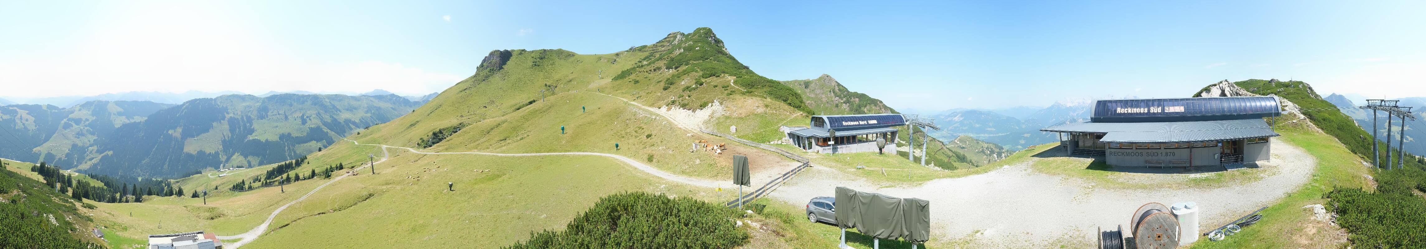 Archiv Foto Webcam Bergstation des Reckmoos-Sessellifts