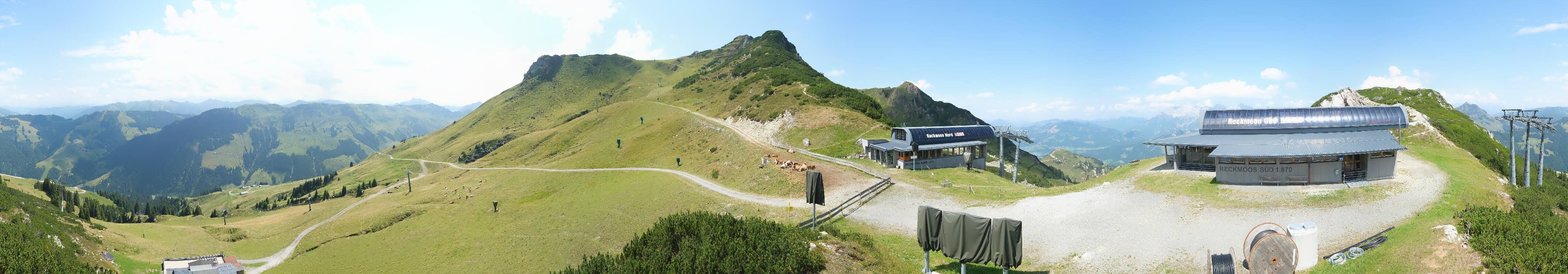 Archiv Foto Webcam Bergstation des Reckmoos-Sessellifts