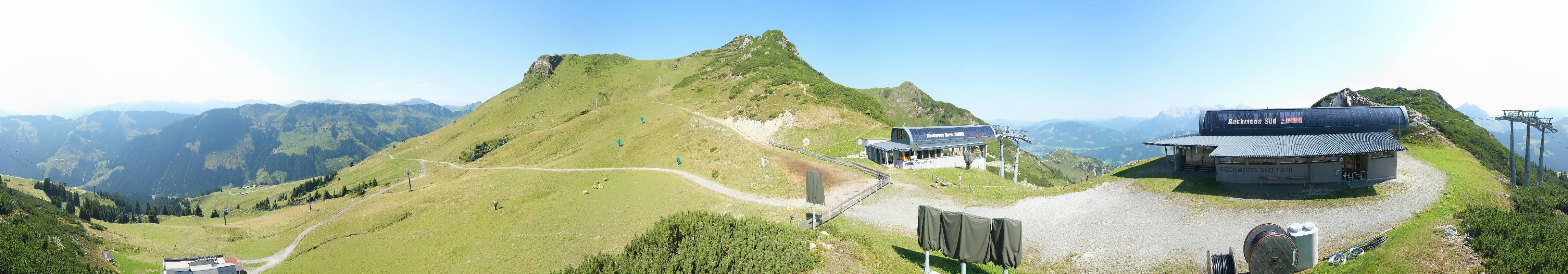 Archiv Foto Webcam Bergstation des Reckmoos-Sessellifts