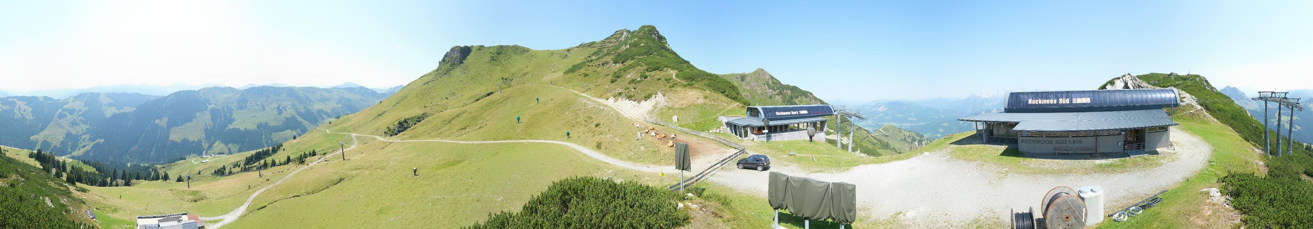 Archiv Foto Webcam Bergstation des Reckmoos-Sessellifts