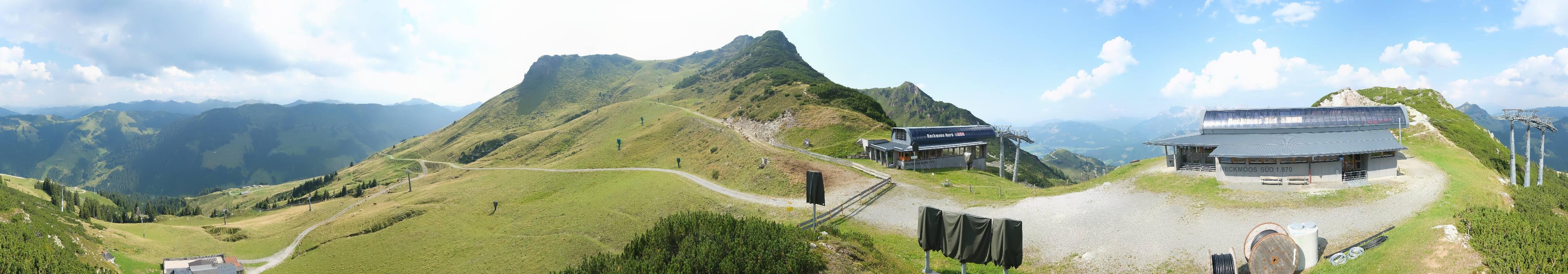 Archiv Foto Webcam Bergstation des Reckmoos-Sessellifts