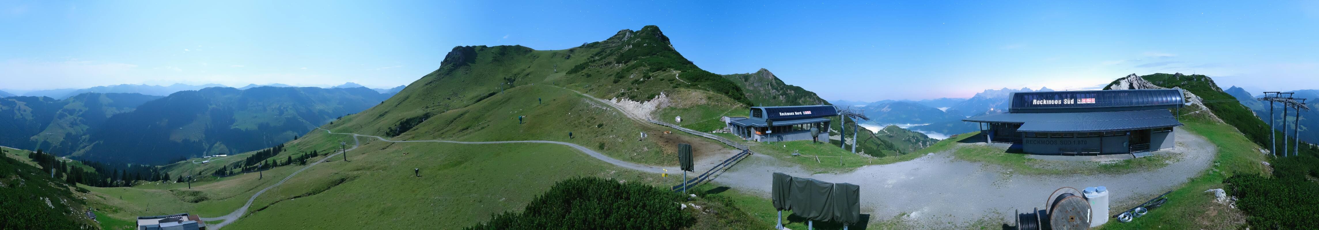 Archiv Foto Webcam Bergstation des Reckmoos-Sessellifts