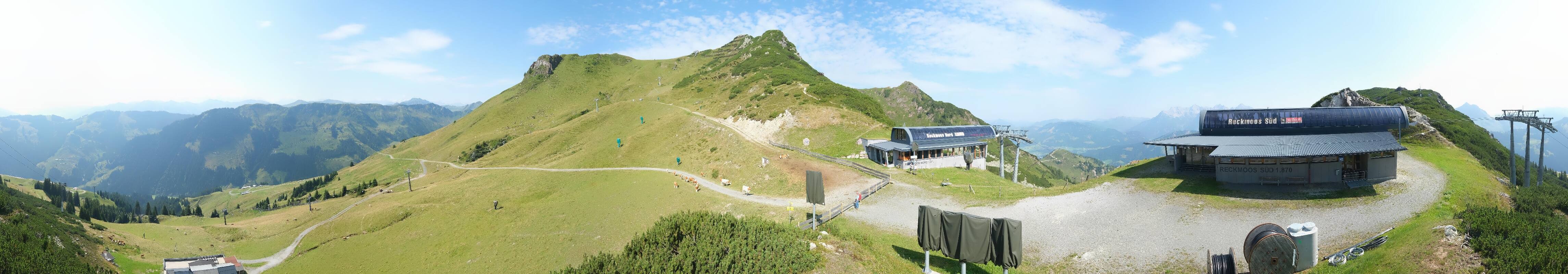Archiv Foto Webcam Bergstation des Reckmoos-Sessellifts
