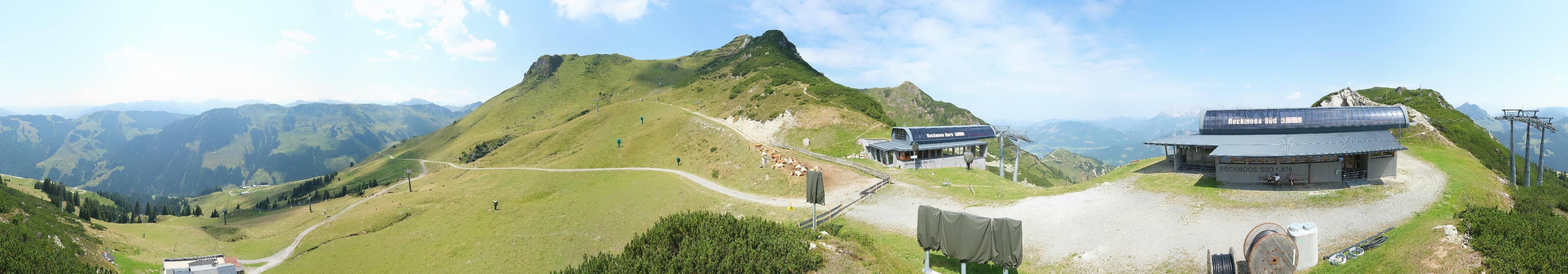 Archiv Foto Webcam Bergstation des Reckmoos-Sessellifts