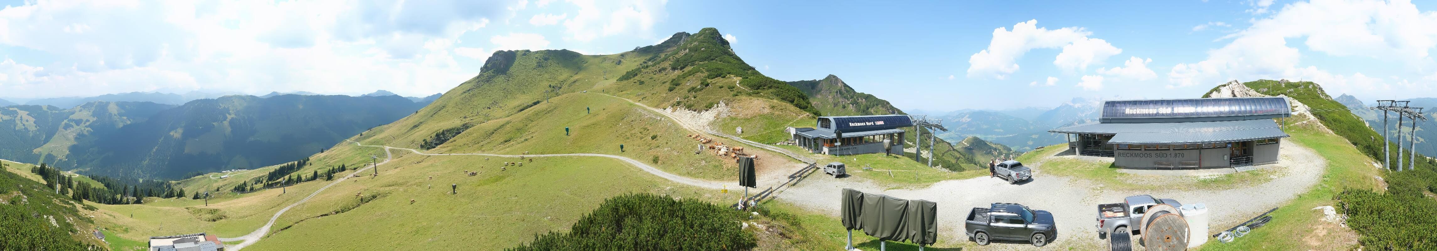 Archiv Foto Webcam Bergstation des Reckmoos-Sessellifts
