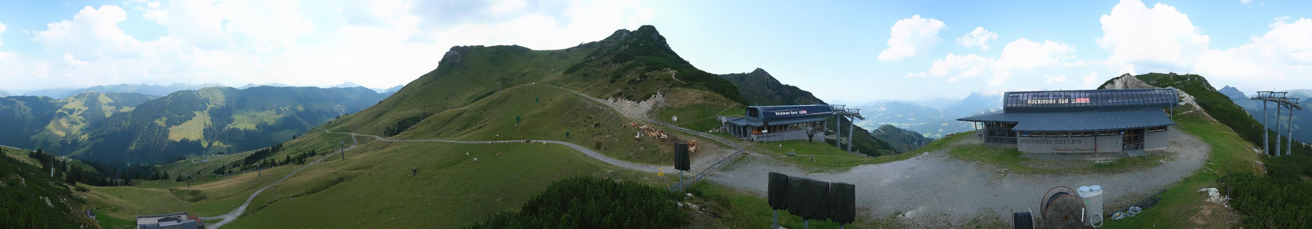 Archiv Foto Webcam Bergstation des Reckmoos-Sessellifts