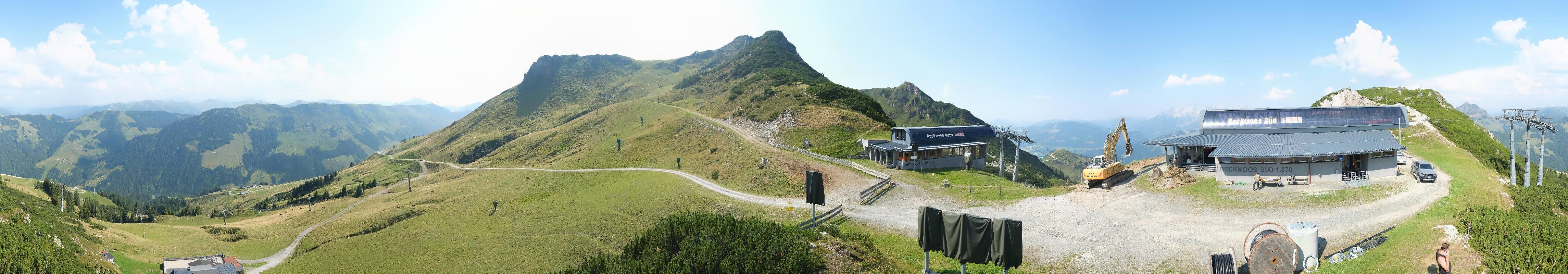 Archiv Foto Webcam Bergstation des Reckmoos-Sessellifts