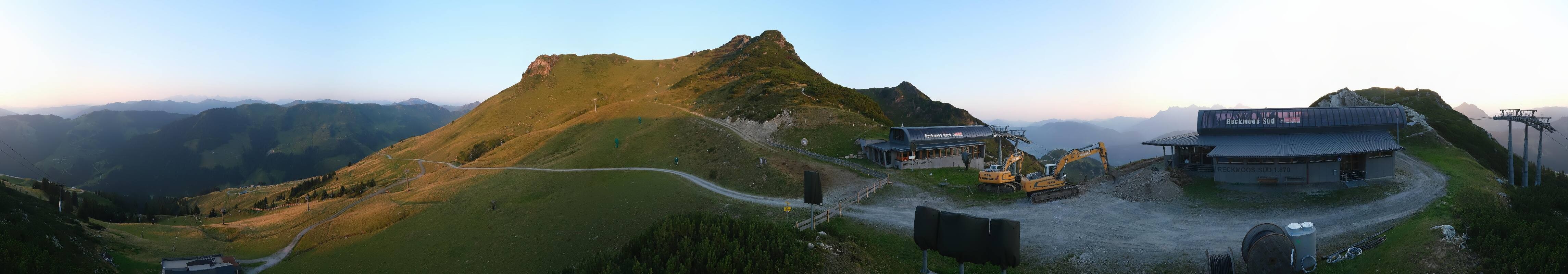 Archiv Foto Webcam Bergstation des Reckmoos-Sessellifts