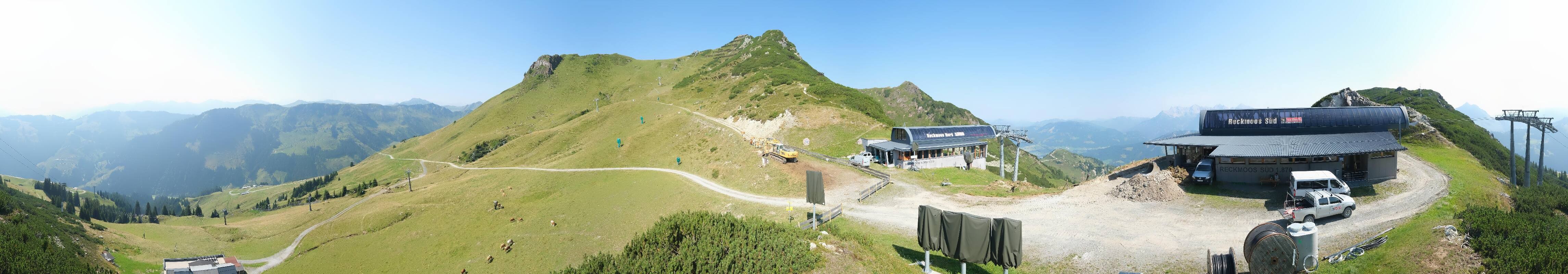 Archiv Foto Webcam Bergstation des Reckmoos-Sessellifts