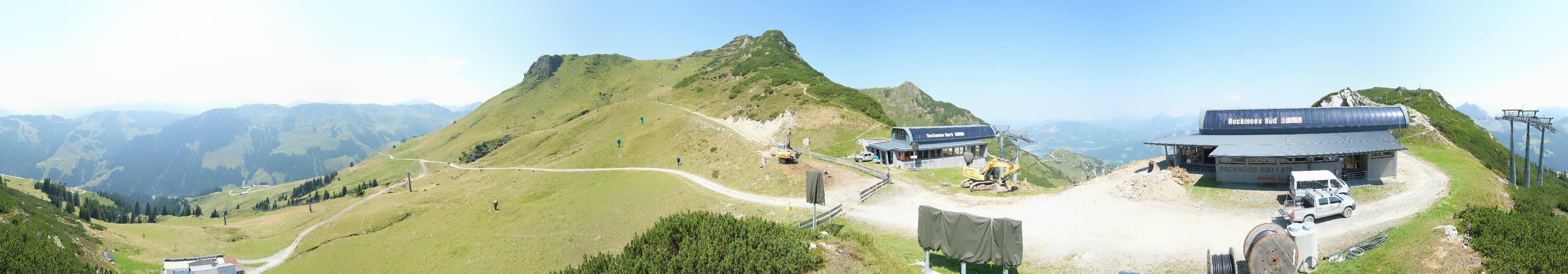 Archiv Foto Webcam Bergstation des Reckmoos-Sessellifts