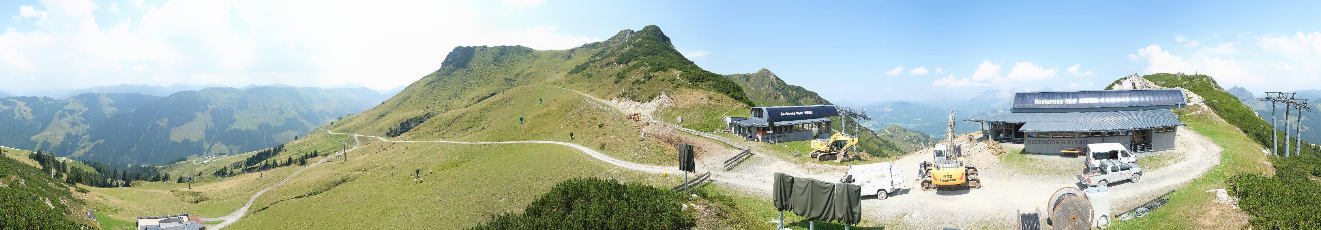 Archiv Foto Webcam Bergstation des Reckmoos-Sessellifts