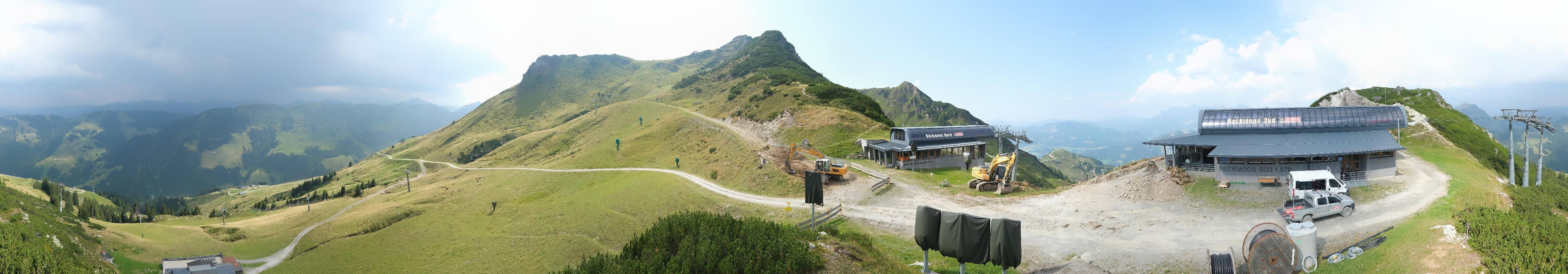 Archiv Foto Webcam Bergstation des Reckmoos-Sessellifts