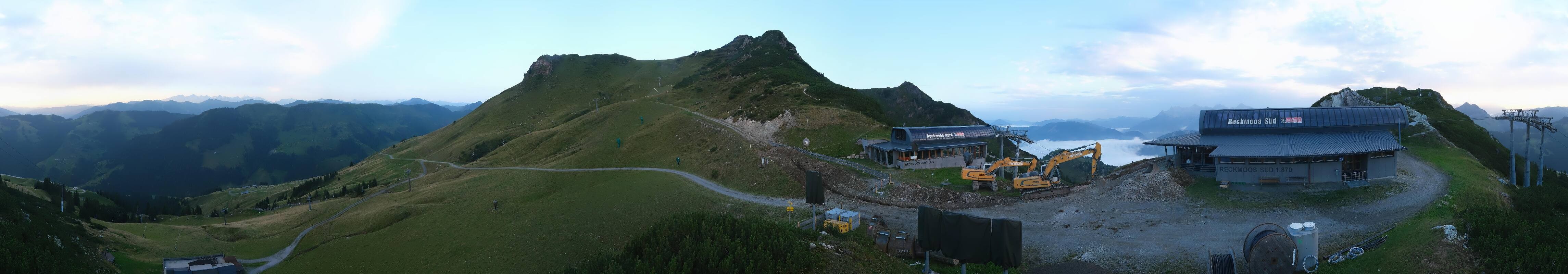 Archiv Foto Webcam Bergstation des Reckmoos-Sessellifts