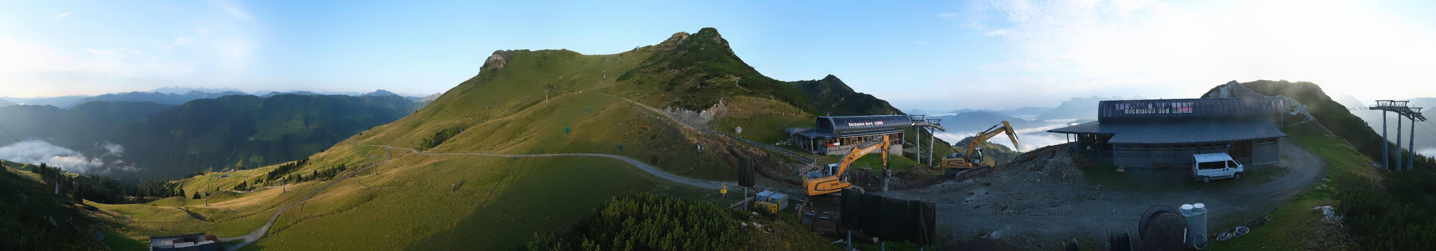 Archiv Foto Webcam Bergstation des Reckmoos-Sessellifts