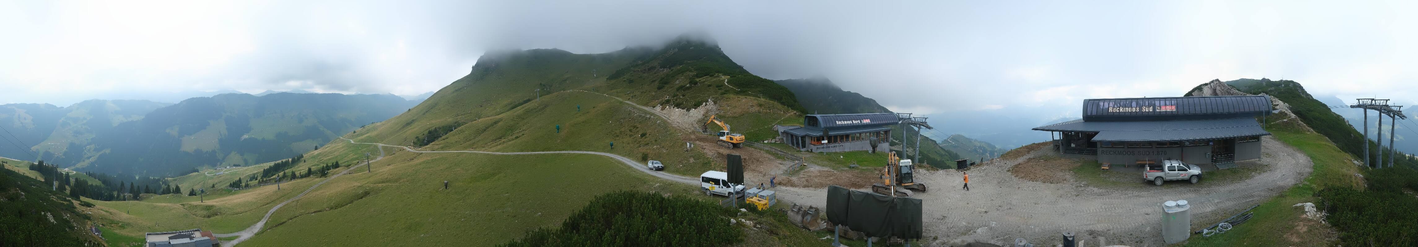 Archiv Foto Webcam Bergstation des Reckmoos-Sessellifts