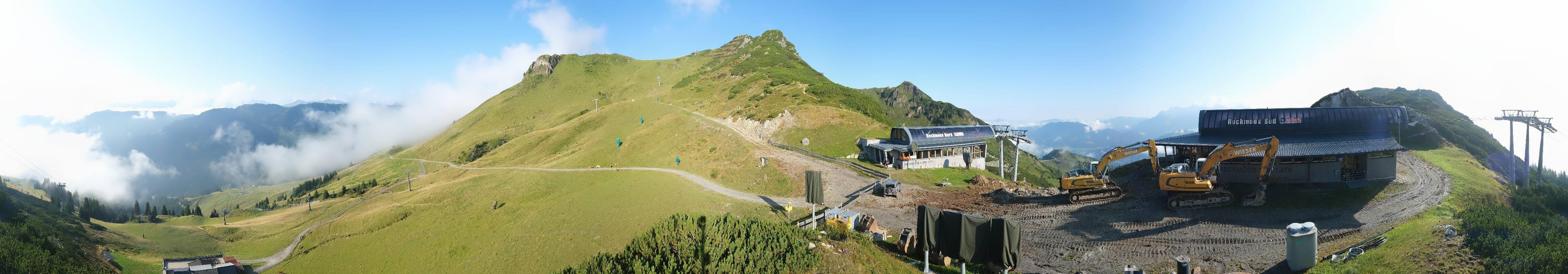 Archiv Foto Webcam Bergstation des Reckmoos-Sessellifts