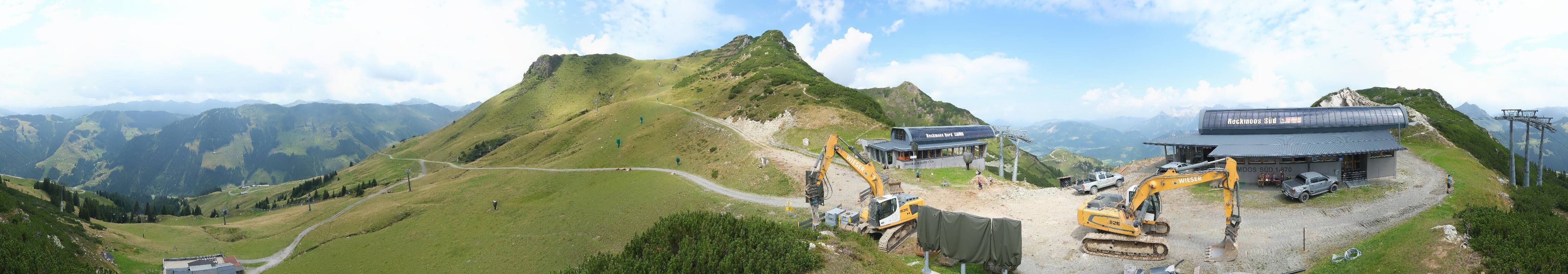 Archiv Foto Webcam Bergstation des Reckmoos-Sessellifts
