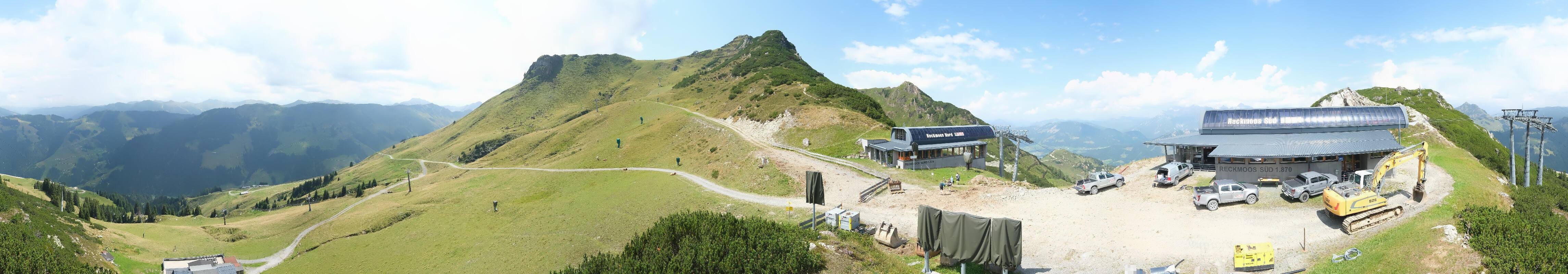 Archiv Foto Webcam Bergstation des Reckmoos-Sessellifts