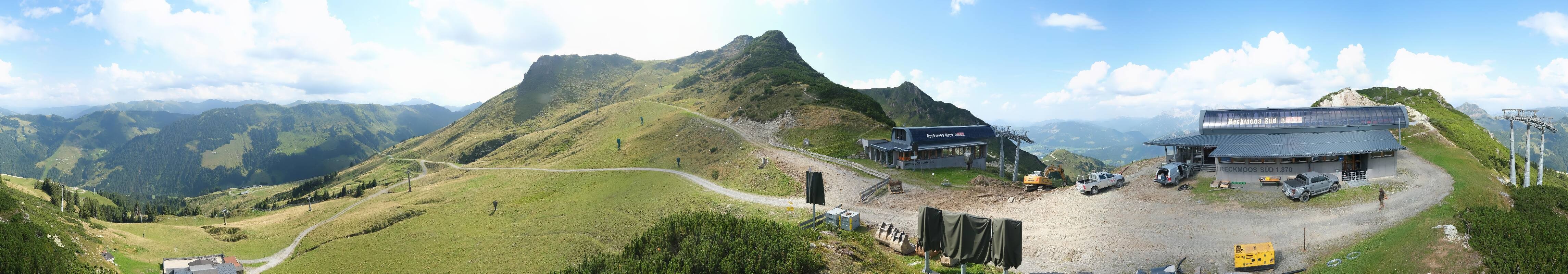 Archiv Foto Webcam Bergstation des Reckmoos-Sessellifts