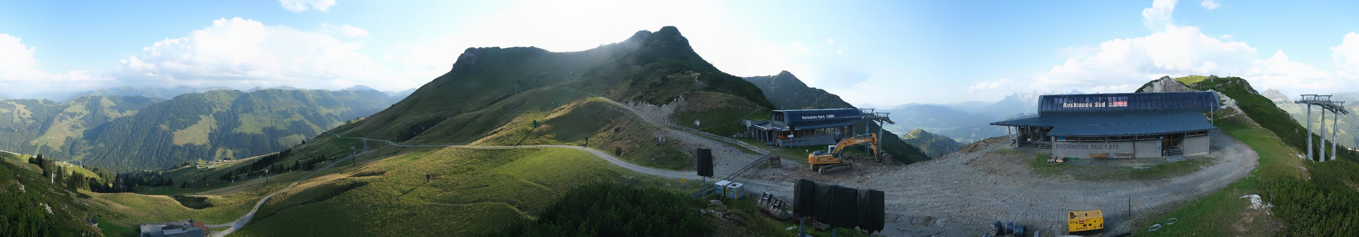 Archiv Foto Webcam Bergstation des Reckmoos-Sessellifts