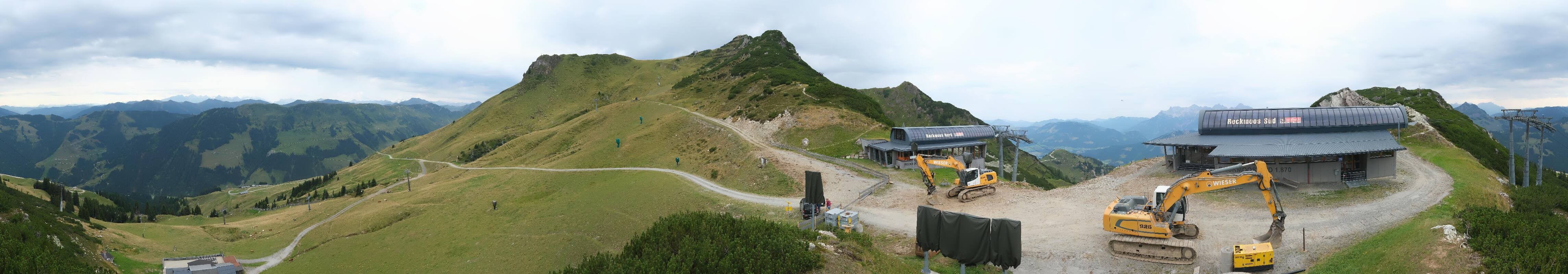 Archiv Foto Webcam Bergstation des Reckmoos-Sessellifts
