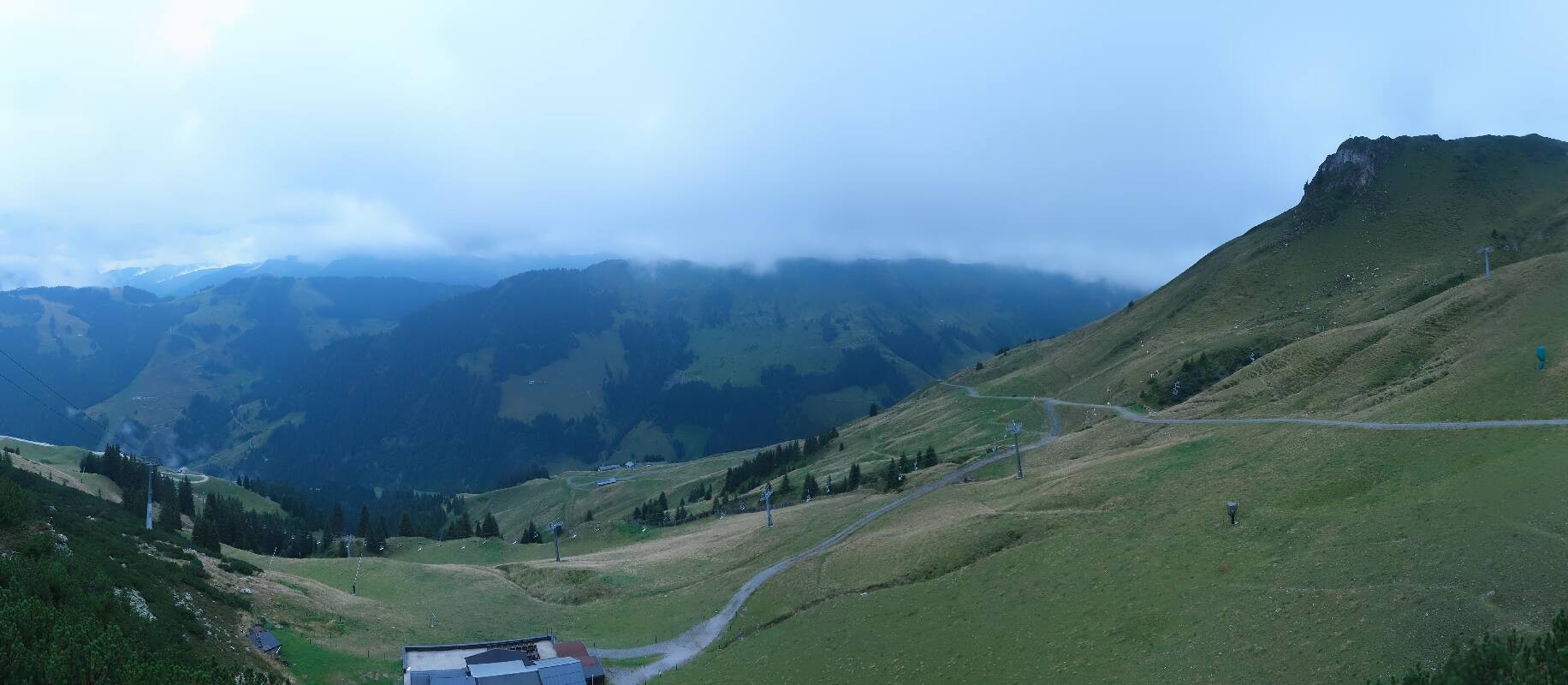 Archiv Foto Webcam Bergstation des Reckmoos-Sessellifts