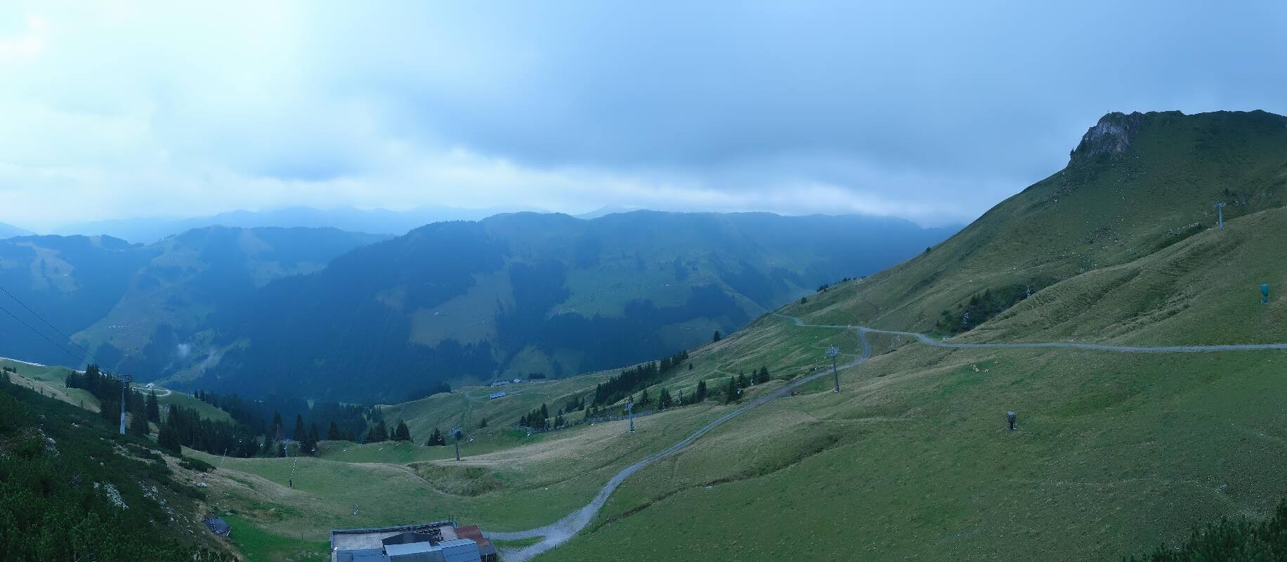 Archiv Foto Webcam Bergstation des Reckmoos-Sessellifts