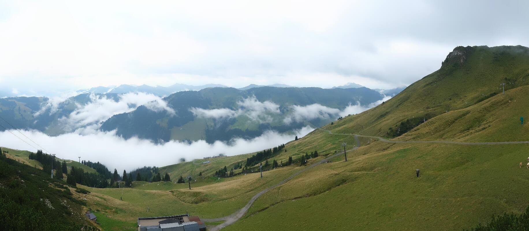 Archiv Foto Webcam Bergstation des Reckmoos-Sessellifts