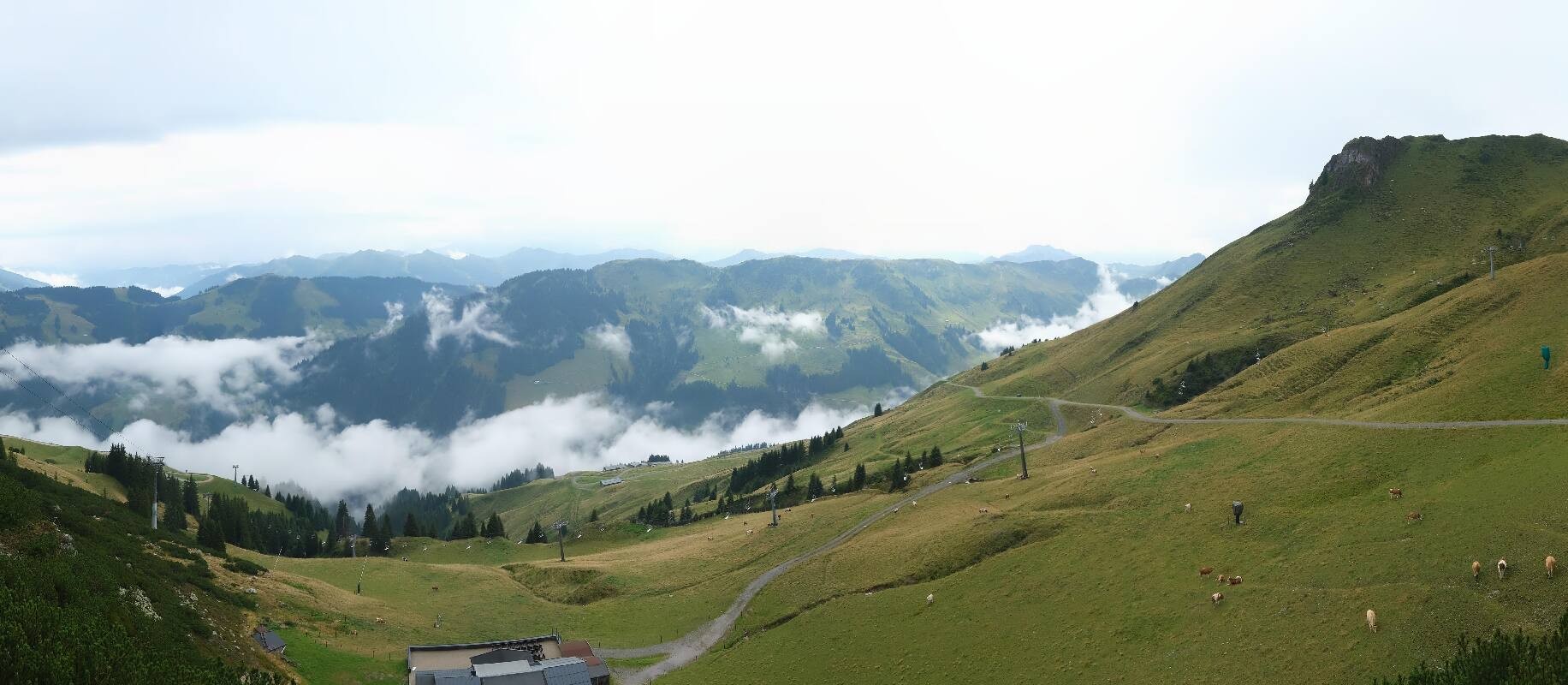 Archiv Foto Webcam Bergstation des Reckmoos-Sessellifts