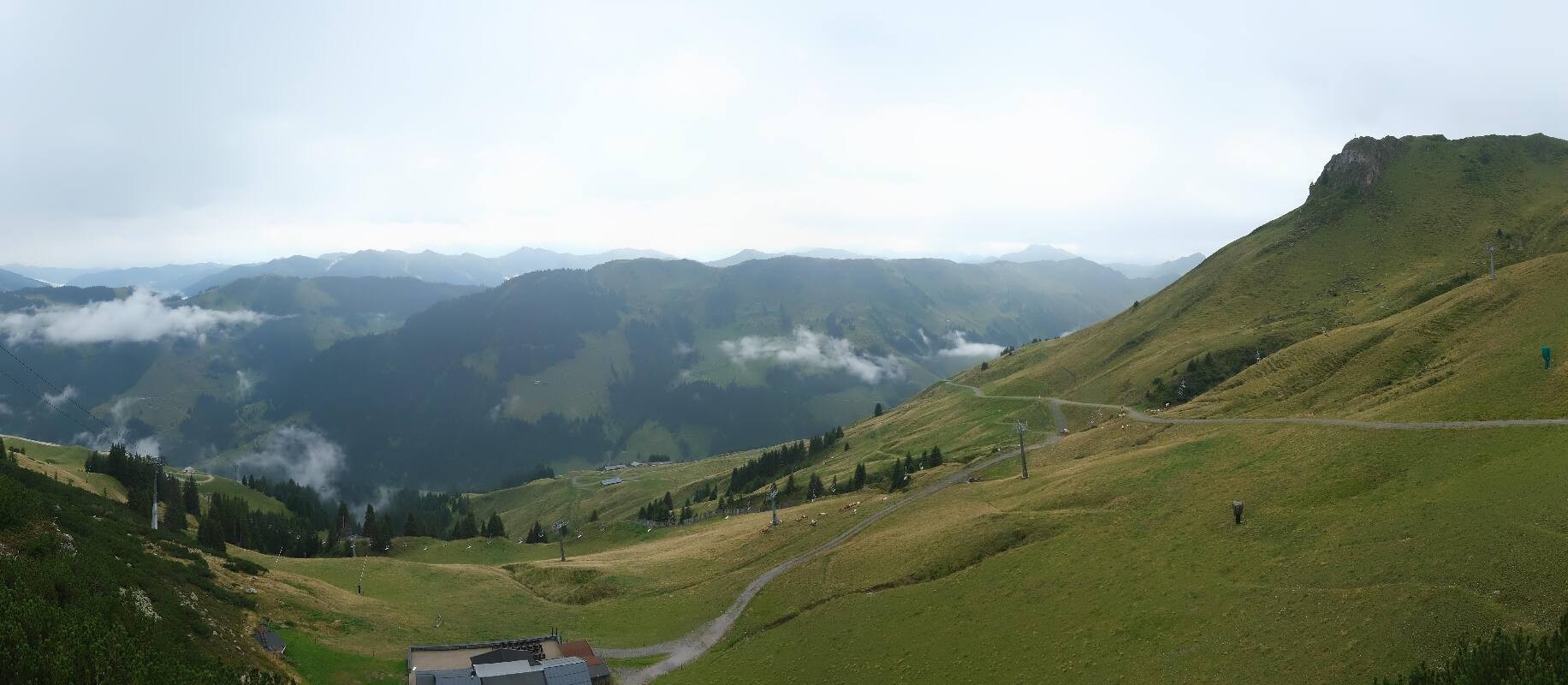 Archiv Foto Webcam Bergstation des Reckmoos-Sessellifts